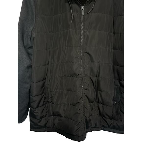 Men’s Apt. 9 Black Fleece Jacket-Size-XXL-EUC - Picture 2 of 5